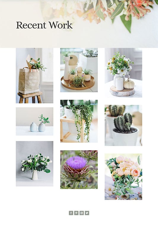 Florist Gallery Page