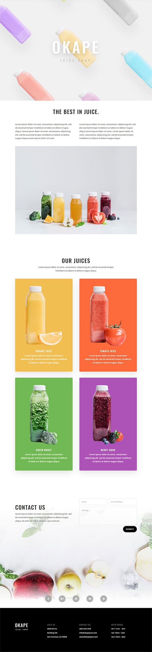 Juice Shop Home Page