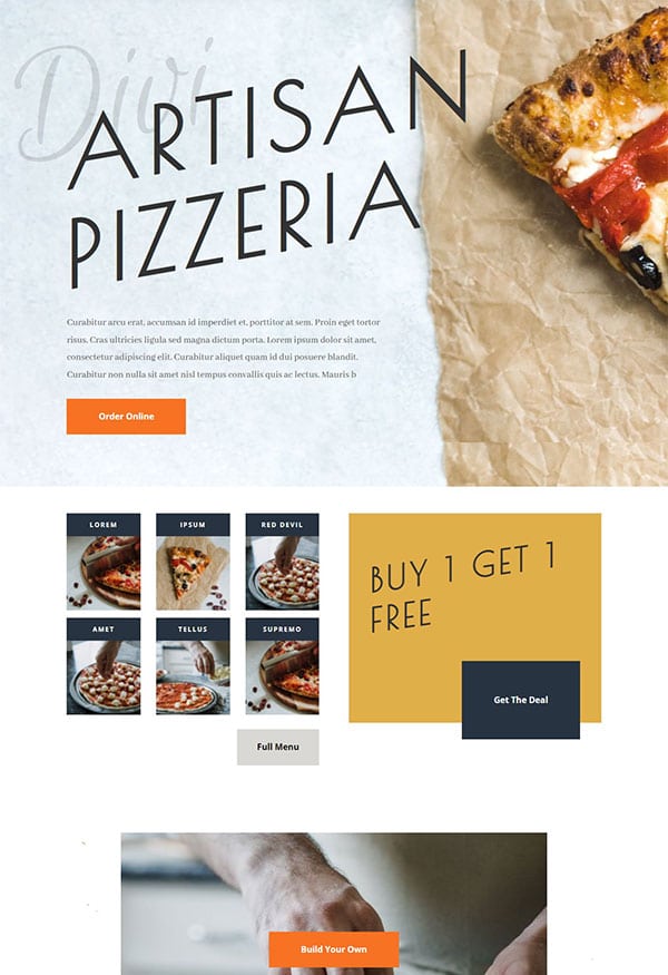 Pizzeria Website